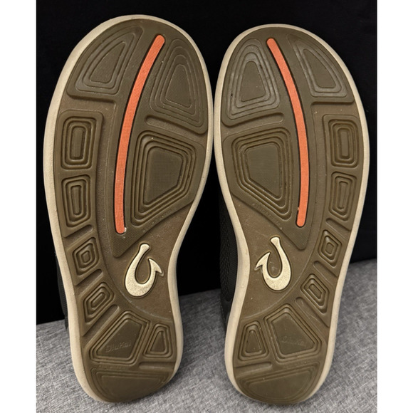 Olukai Moku Pae Boat Shoes Slip On Trench Gray Sneakers Mens Size US 12M - Picture 7 of 8